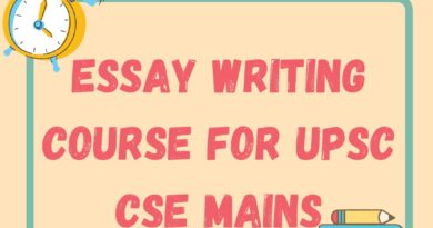 ESSAY WRITING PRACTICE COURSE FOR UPSC MAINS