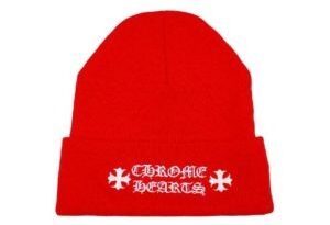 Chrome-Hearts-Logo-Beanie-–-Red